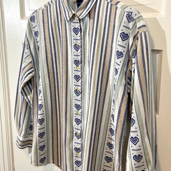 Vintage 80s cottagecore button up - Picture 2 of 6
